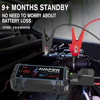 בוסטר טעינה סוללה גיבוי בוסטר חברת AVAPOW