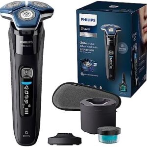 מכונת גילוח Philips Norelco series 7000 Wet & Dry S7887/55 פיליפס עם מתקן שטיפה